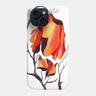 Watercolor Artwork Exotic Tropical Orchid Phone Case