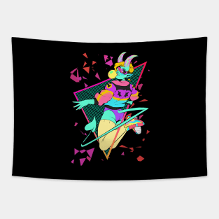 Devilish 80's Tapestry