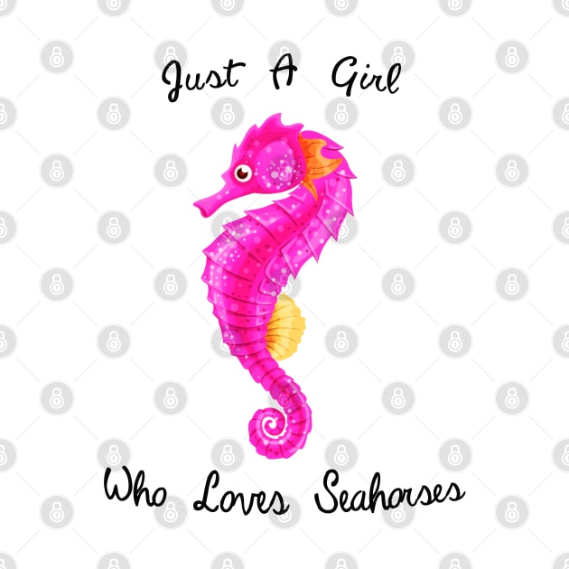 Cute Seahorse by Happy Art Designs