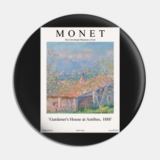 Claude Monet Wall Art Print - Gardener's House at Antibes Pin