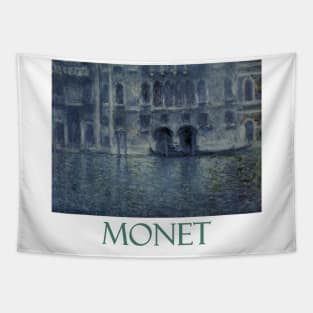 Palazzo da Mula, Venice by Claude Monet Tapestry