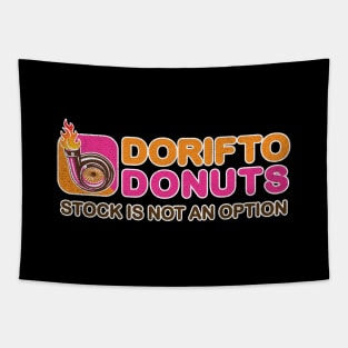 Dorifto Donuts Turbo Touge Drifting Japanese Drifting Tapestry