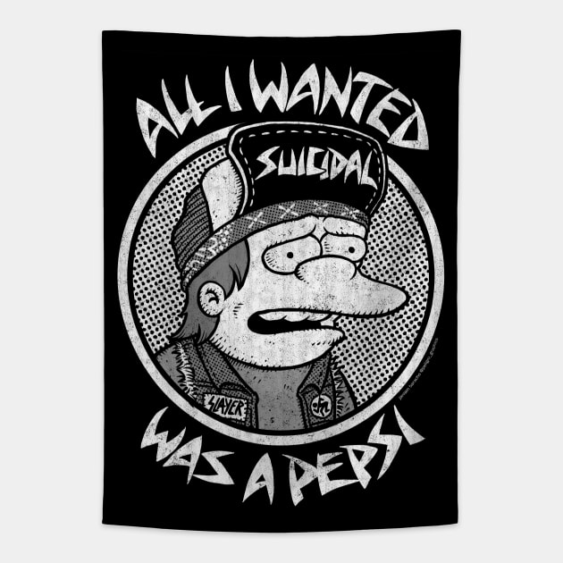 All i wanted was a pep$i, Suicidal Tendencies, Parody Tapestry by PeligroGraphics