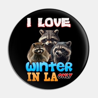 I love winter in Los angles Pin