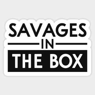 Savages, New York Yankees Baseball - Savages In The Box - Sticker