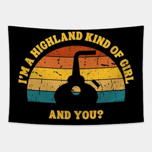 Highland Kind Of Guy Whisky Shirt Tapestry