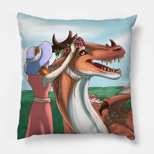 Peaceful Days Portrait Pillow