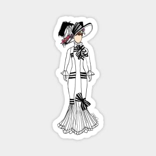 My Fair Lady - Race Horse Outfit Magnet