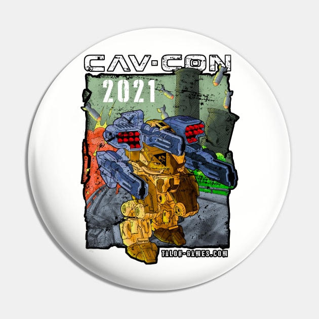 2021 CAV-CON WHITE Pin by Talon Games