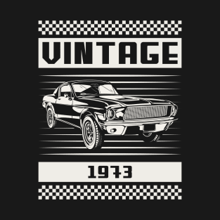 Vintage 1973 Retro Car T-Shirt