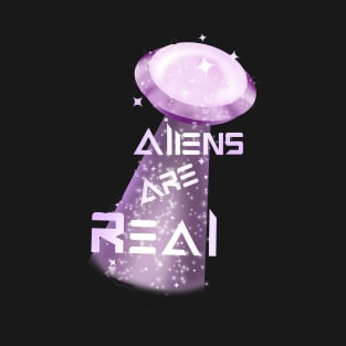 Aliens Ufos are real graphic T-Shirt