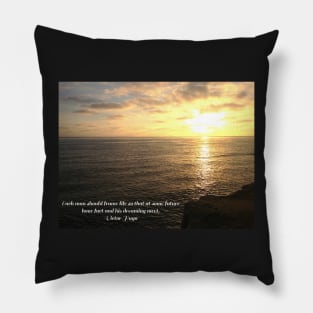 Victor Hugo Dreaming Pillow