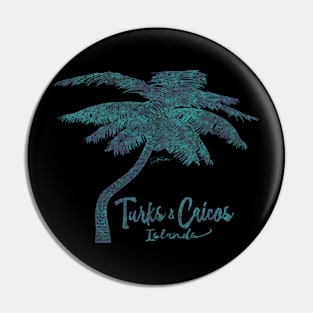 Turks & Caicos Islands, Palm Tree Pin