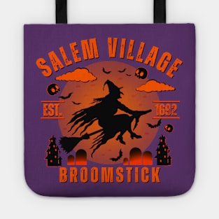 Salem Witch Village Classic Spooky Halloween Theme Tote