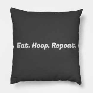 Eat Hoop Repeat Pillow