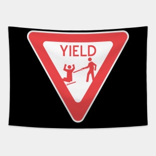 Ye Olde Yield Sign RPG Fan Tapestry