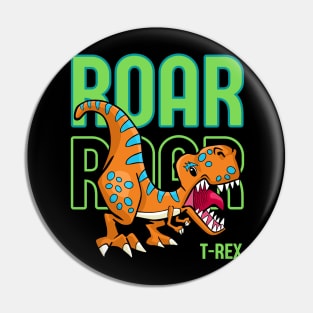 T-Rex Roar Roar Pin