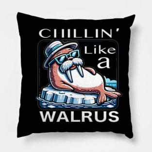 Chillin' Like a Walrus! Pillow