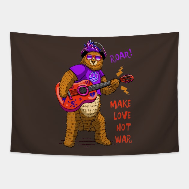 make love not war Tapestry by hayr pictures