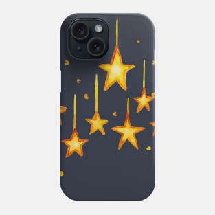 Gold stars christmas vibe Phone Case