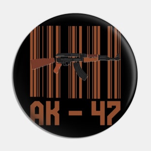 ak-47 barcode Pin