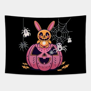 Halloween Rabbit Tapestry