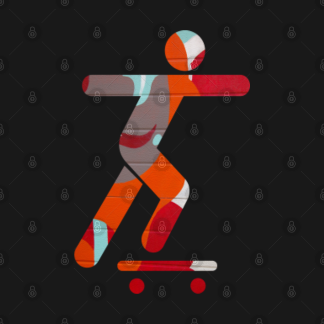 abstract stick figures