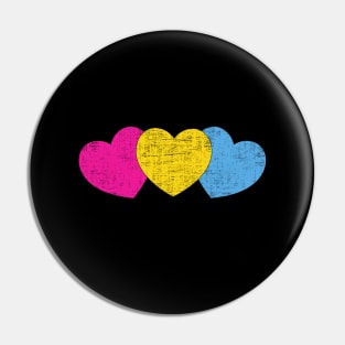 Pansexual hearts Pin