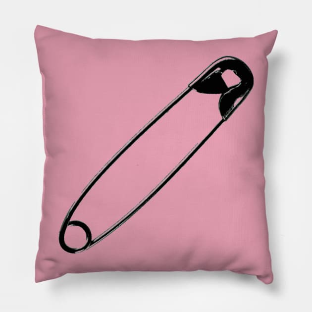 Safety Pin Project Pillow by ThisNastyWomanVotes