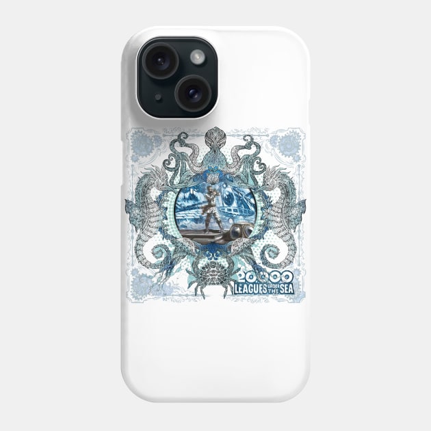 20,000 Leagues Under the Sea Retro Steampunk Phone Case by Joaddo