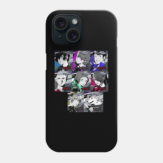 Persona 3 Reload Characters Phone Case by BUSTLES MOTORCYCLE