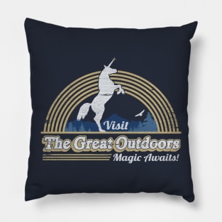 VISIT THE GREAT OUTDOORS! Pillow