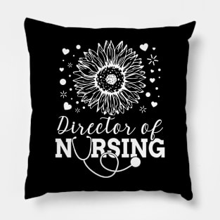 Director of Nursing Sunflower Stethoscope Pillow