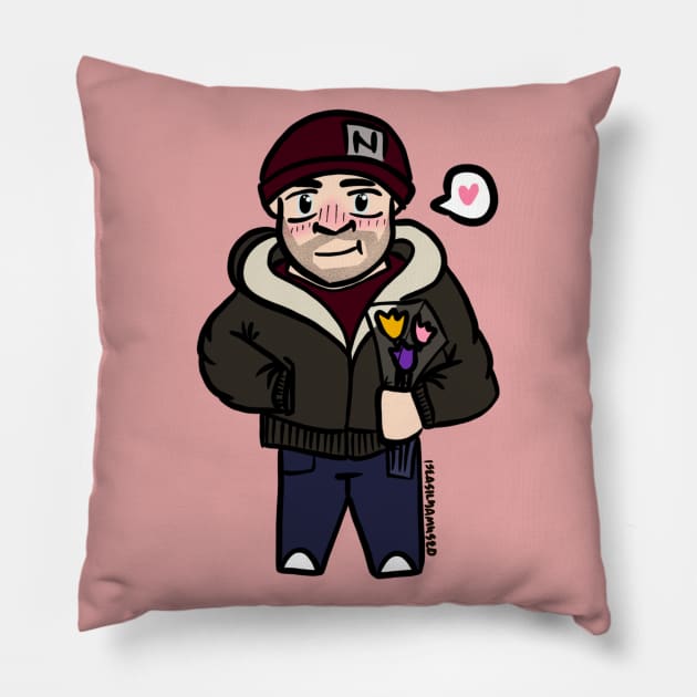 Tom Hardy - Tommy Conlon Date Night Pillow by iseasilyamused