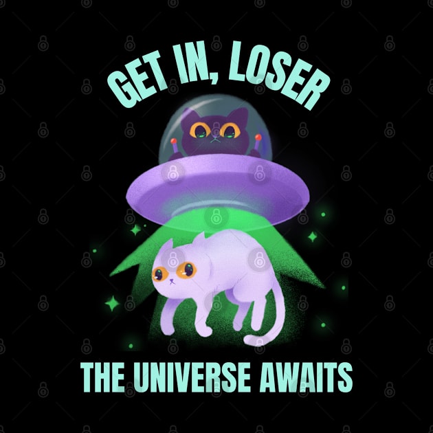 Get In, Loser The Universe Awaits by Sanworld