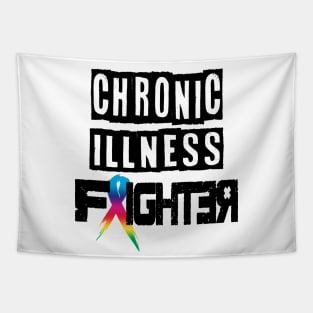 Chronic illness fighter! (blk) Tapestry