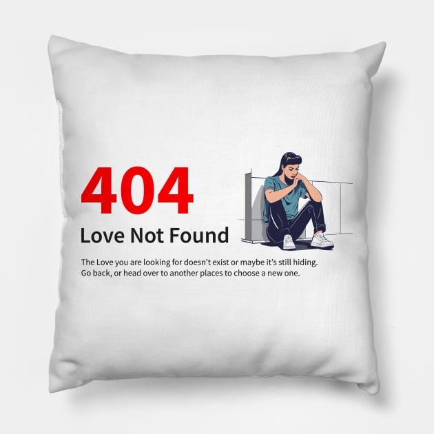 Love Not Found Pillow by didibayatee