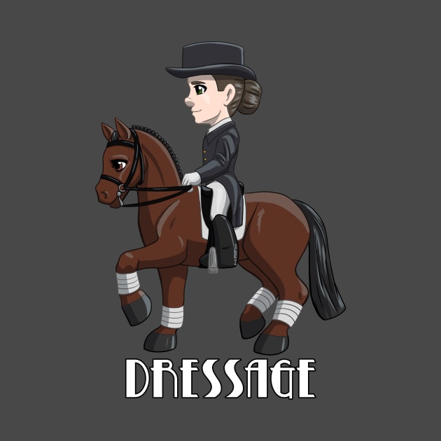 Cute Little Dressage Rider by lizstaley