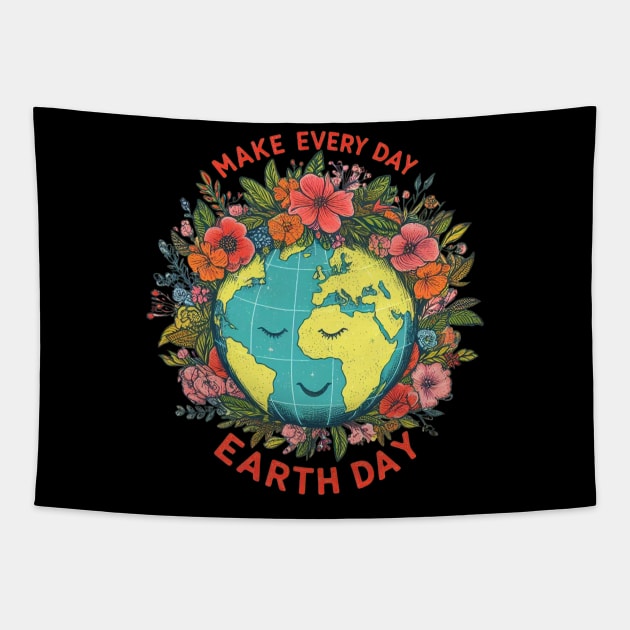 Earth Day 2024 Tapestry by BukovskyART
