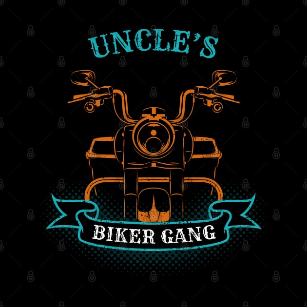 Uncle's Biker Gang Father's Day by DwiRetnoArt99