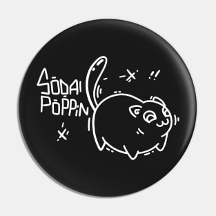 Sodapoppin Cat 2 - Light ( Fanart ) Pin