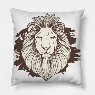 Lion Face Pillow