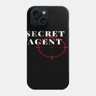 Secret agent design Phone Case