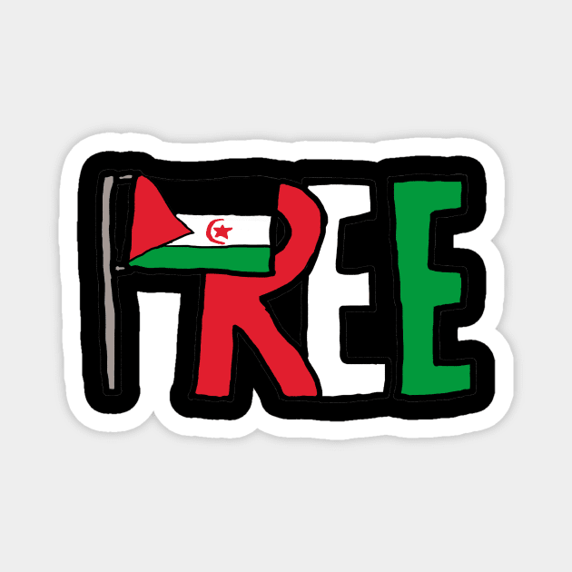 Free Western Sahara Magnet by Mark Ewbie