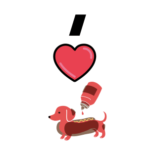 I love hot dog T-Shirt