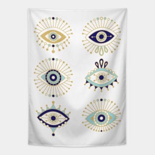 evil eyes Tapestry