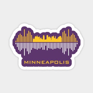 Minneapolis City Soundwave Magnet