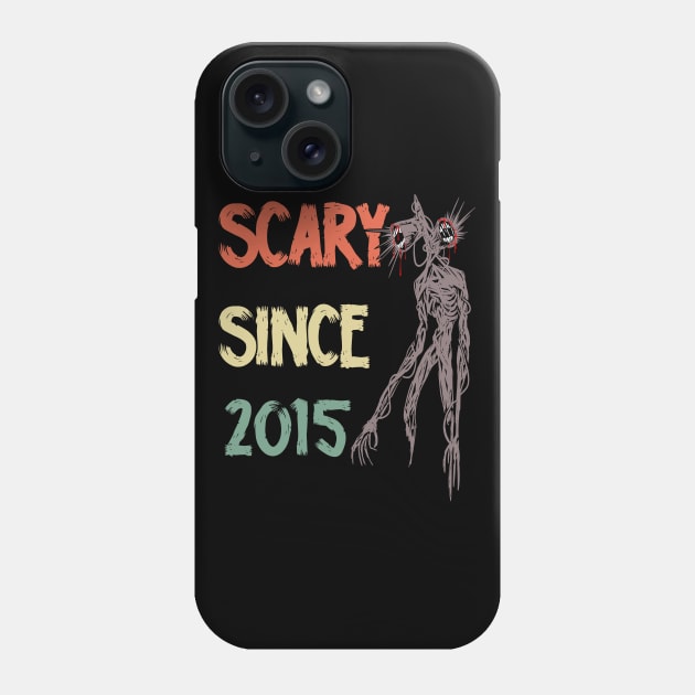 Scary since 2015 siren head Phone Case by opippi