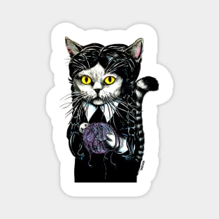 Goth Cat Magnet