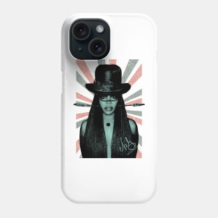 Erykah Badu Retro Mint Phone Case